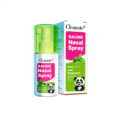 Rhinitis Cold Allergies 60ml Little Noses Nasal Spray Mint CleaNote For Children
